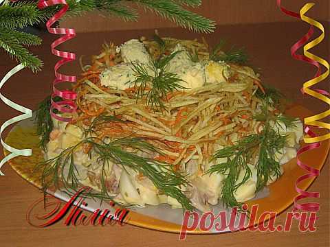 Салат "Гнездо глухаря" от Лилии | БУДЕТ ВКУСНО!