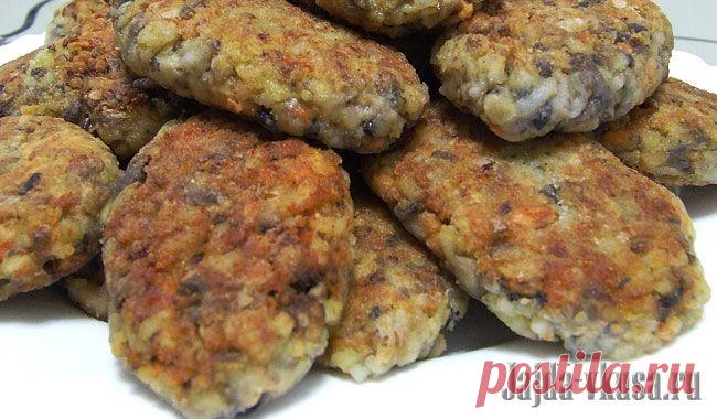 Грибные котлеты