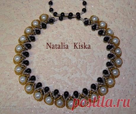 Колье &quot;ПЕРЛИНА&quot; (&quot;Жемчужина&quot; по украински)! | biser.info - всё о бисере и бисерном творчестве