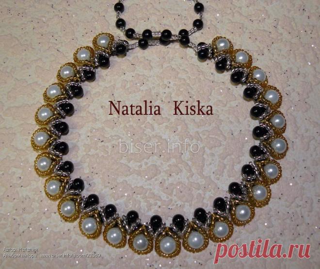 Колье "ПЕРЛИНА" ("Жемчужина" по украински)! | biser.info - всё о бисере и бисерном творчестве