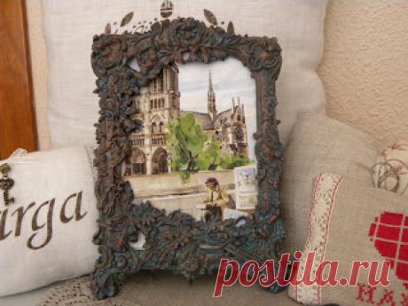 Как получить эффект имитации состаренной бронзы.