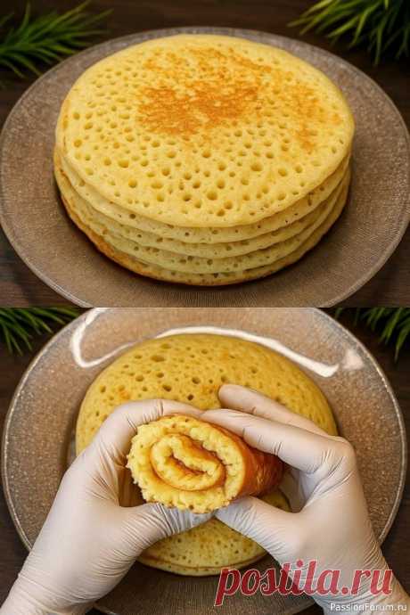 Воздушные марокканские блинчики