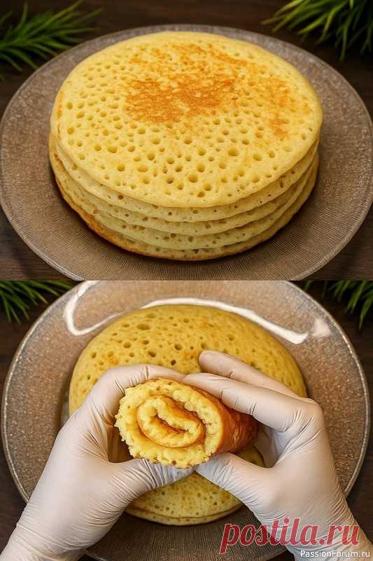 Воздушные марокканские блинчики