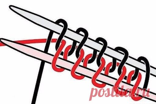 Волшебный набор петель спицами (метод Джуди Беккер), при котором край изделия получается как фабричный