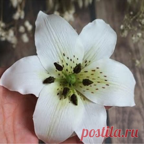 Лилия своими руками из полимерной глины | Креаликум