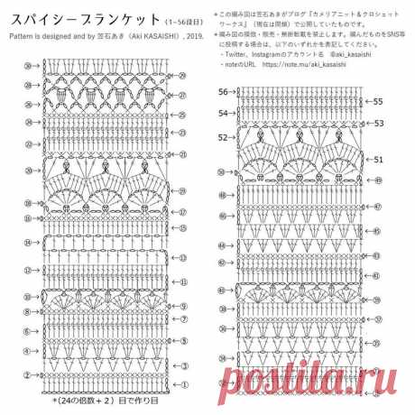 Free Pattern / スパイシーブランケット（Spice of Life Blanket ）｜笠石あき｜note