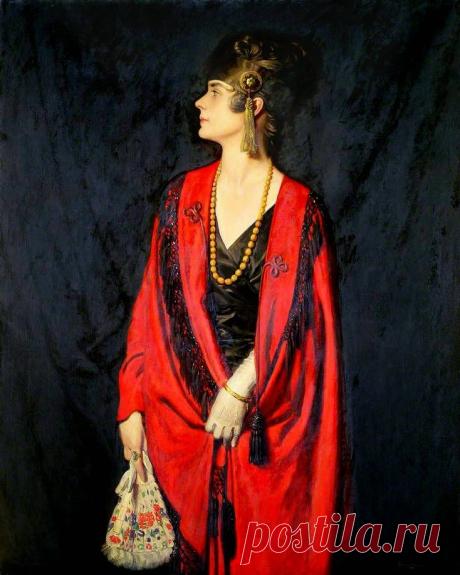 Howard Somerville - The Red Burnous | Sovetika.ru - живопись/painting