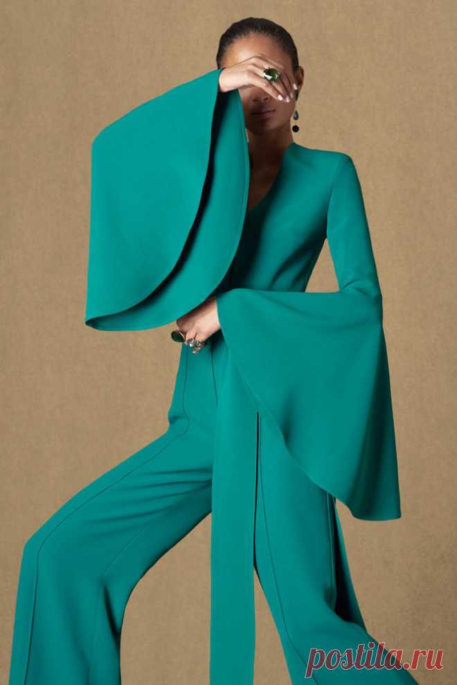 Умиротворяющая роскошь коллекции Elie Saab Pre-Fall осень-зима 2020-2021 | Журнал Ярмарки Мастеров