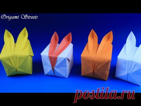 Как сделать куб с ушками из бумаги