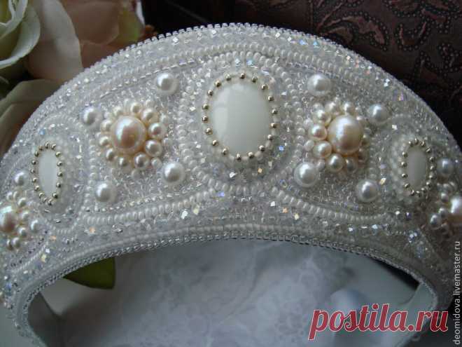 Кокошник / диадема в русском стиле – купить в интернет-магазине на Ярмарке Мастеров с доставкой - 5X0XVRU | Новочеркасск