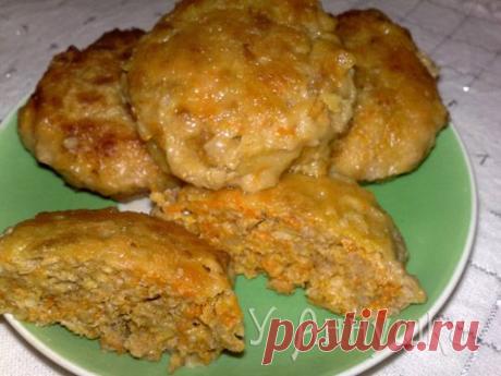 У Аннушки: Мясные котлеты с тыквой.