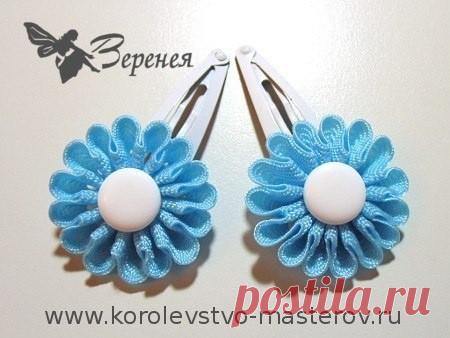 Цветок из тесьмы 