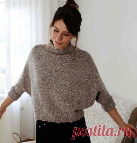 Свободный джемпер покроя «летучая мышь» ROBIN SWEATER BY SUSANNE MULLER.
