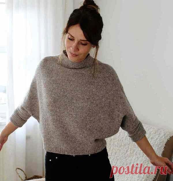 Свободный джемпер покроя «летучая мышь» ROBIN SWEATER BY SUSANNE MULLER.