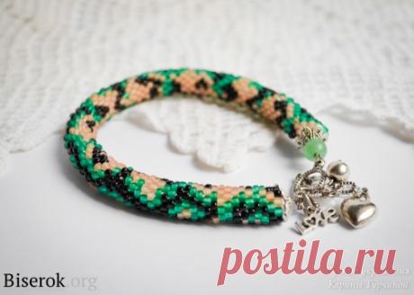 Вязание жгута. Расшифровка схем. Браслеты из бисера, Вязание с бисером – Бисерок