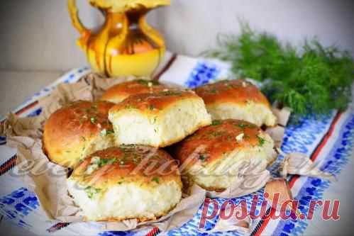 Пампушки с чесноком к борщу: рецепт