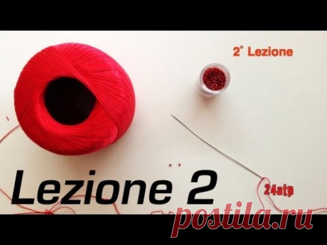 Chiacchierino Ad Ago - 2˚ Lezione Tutorial Inserimento Perline Chiusura Come Fare Tatting Bijoux DIY