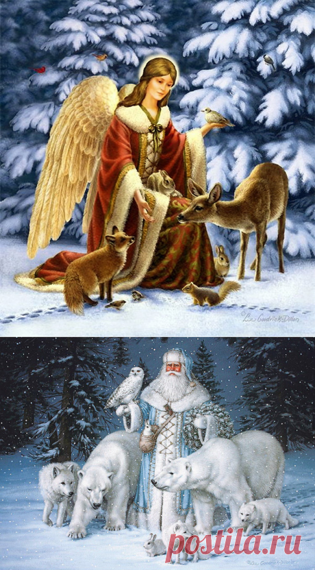 В волшебную сказку лес погружён...