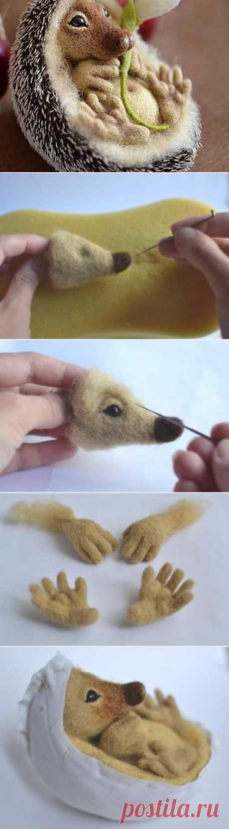 Даёшь ежа в каждый дом! МК - Ярмарка Мастеров - ручная работа, handmade