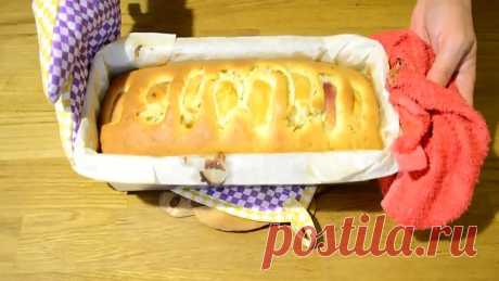 Кекс с персиками