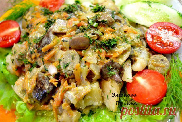 Грибы с картошкой