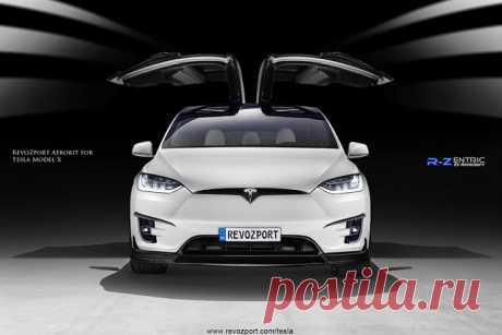 Tesla Model X побывала в тюнинг ателье RevoZport:Авто Новости