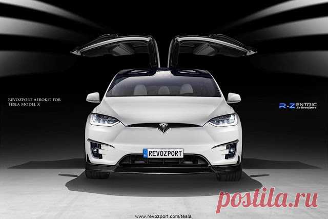 Tesla Model X побывала в тюнинг ателье RevoZport:Авто Новости