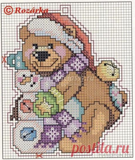 «Мишка новогодний №3» — карточка пользователя irinagrek в Яндекс.Коллекциях