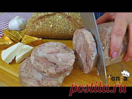 Сделайте домашнюю колбасу! Больше никогда не купишь салями - полезное блюдо, без добавок.