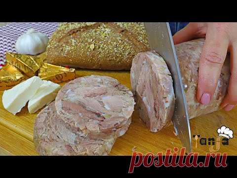 Сделайте домашнюю колбасу! Больше никогда не купишь салями - полезное блюдо, без добавок.