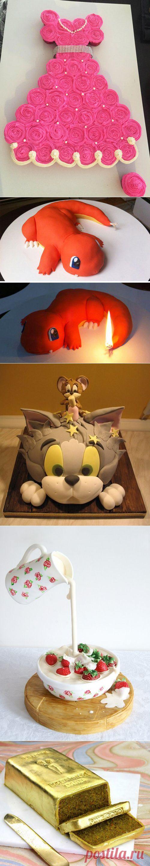 Креативные и необычные торты (28 фото)