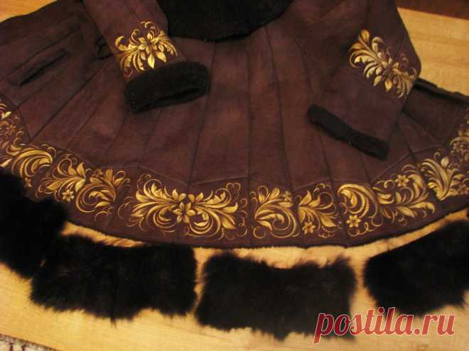 Спасение дубленки или превращение старой в новую