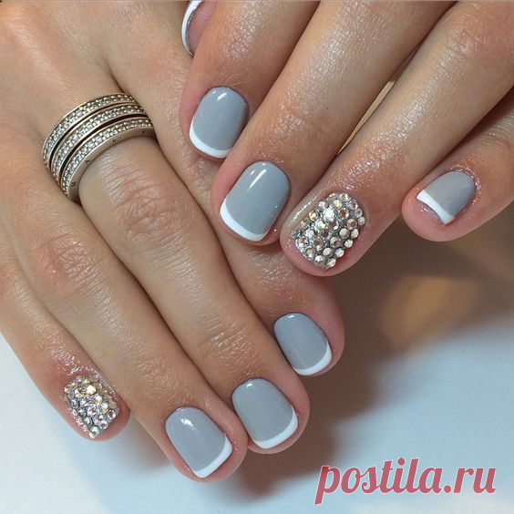 Правила создания френч маникюра на коротких ногтях