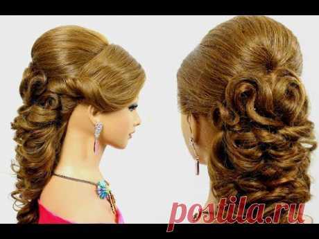 Hairstyles for medium long hair.  Wedding prom hairstyles