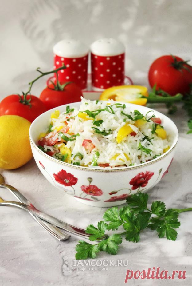 Салат с рисом и овощами — рецепт с фото пошагово