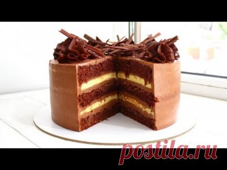 БИСКВИТНЫЙ ШОКОЛАДНЫЙ ТОРТ С АПЕЛЬСИНОМ!!! ЭТО КАЖДЫЙ ДОЛЖЕН ПОПРОБОВАТЬ!!!
