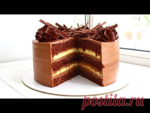 БИСКВИТНЫЙ ШОКОЛАДНЫЙ ТОРТ С АПЕЛЬСИНОМ!!! ЭТО КАЖДЫЙ ДОЛЖЕН ПОПРОБОВАТЬ!!!