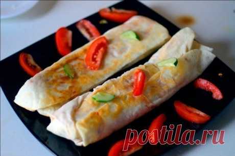 Как приготовить рецепт шаурмы с курицей. - рецепт, ингридиенты и фотографии