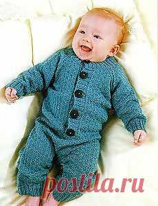 Комбинезоны и костюмы для малышей- подборка моделей с описанием | Две спицы