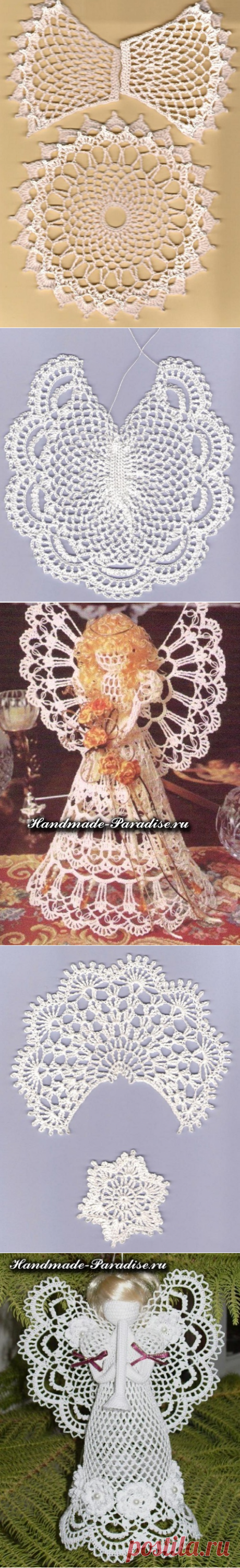 Схемы ажурных ангелов крючком - Handmade-Paradise