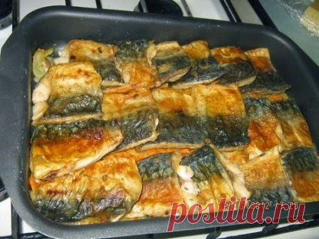 Вкусные рецепты: Скумбрия в духовке