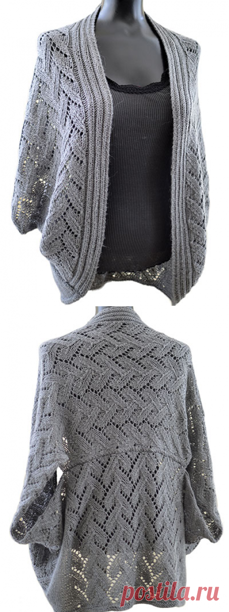 Calida Luxe кокон Кардиган Knit Pattern