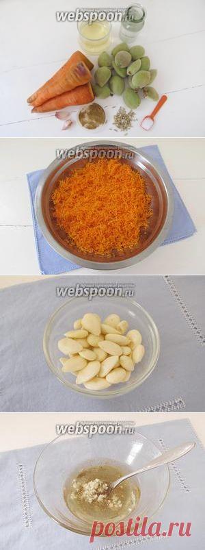 Морковный салат с миндалём