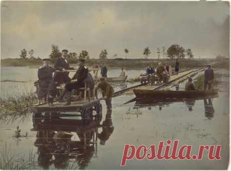 Восемь фотографических снимков со строительства Полесских железных дорог. 1892 г. / История цивилизаций!