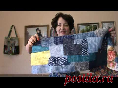 Шью конверт для рукодельных процессов. Органайзер из ткани. БОРО. Прикладная вышивка. Мастер класс.