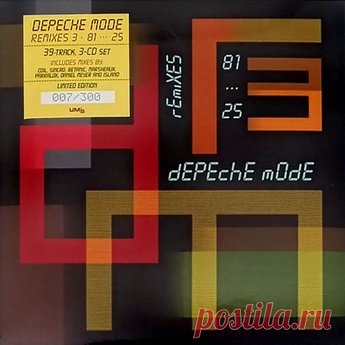 Depeche Mode - Remixes 3. 81-25 (3CD) (2025) 320kbps / FLAC