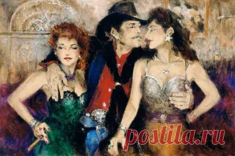 Не нужно спорить с женщиной ретиво! Художник О Рэй Маккарти (Ray MCCARTY)