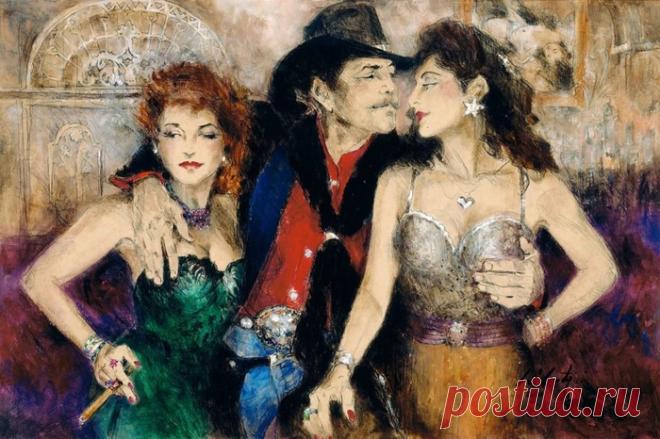 Не нужно спорить с женщиной ретиво! Художник О Рэй Маккарти (Ray MCCARTY)