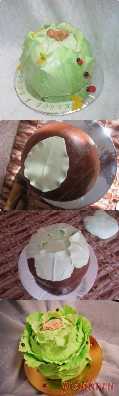 Торт &quot;Капуста&quot; мастер-класс | Страна Мастеров