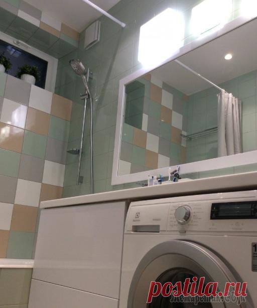 Разноцветный санузел Пользователь под ником Madam Gvozdikova поделилась результатами ремонта своего санузла. Далее с ее слов.
Изначально я планировала выложить санузел плиткой кабанчик 4-х разных цветов. Согласно замыслу,...